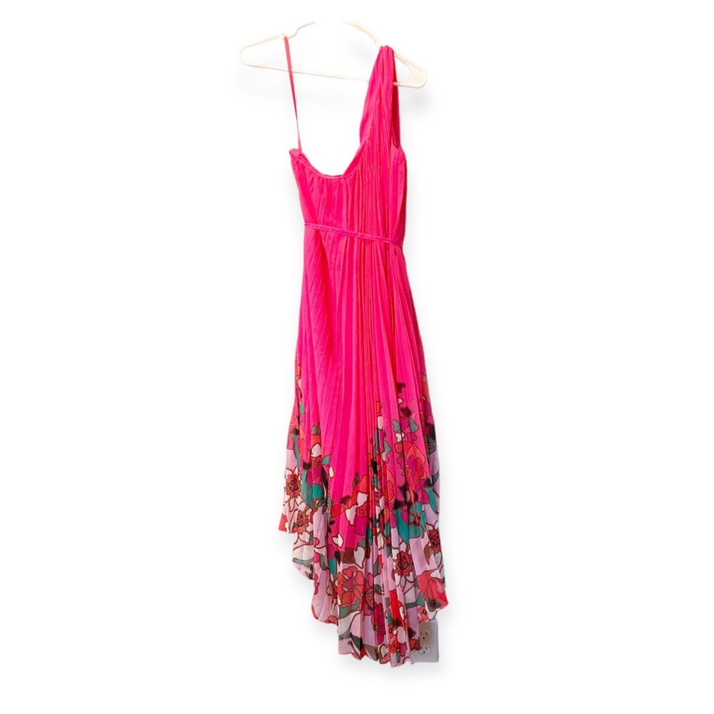 TED BAKER Pinata Dip Hem One Shoulder Maxi Dress NWT - Picture 4 of 8